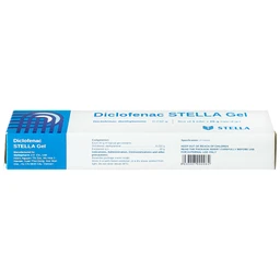Gel Diclofenac Stella (20g) giảm triệu chứng đau và viêm trong trường hợp bong gân, trật khớp, vết bầm
