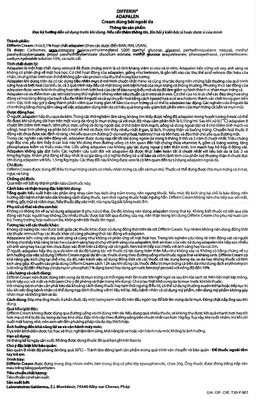 Kem Differin Galderma điều trị mụn trứng cá (30g)