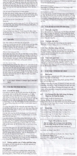 Thuốc Dilatrend Roche điều trị tăng huyết áp, bệnh mạch vành, suy tim mạn, suy thất trái (3 vỉ x 10 viên)