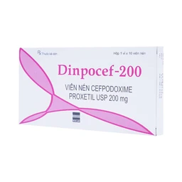 Thuốc Dinpocef-200 Micro điều trị nhiễm trùng (10 viên)