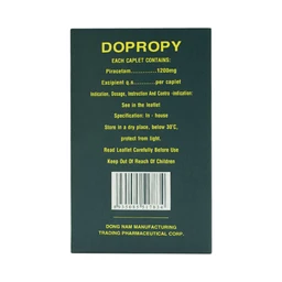 Thuốc Dopropy 1200mg Đông Nam điều trị triệu chứng chóng mặt (10 vỉ x 10 viên)