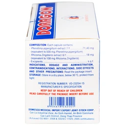 Thuốc Doragon Domesco hỗ trợ hạ men gan (10 vỉ x 10 viên)