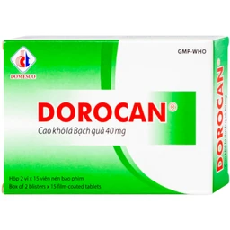 Thuốc Dorocan 40mg Domesco điều trị rối loạn chú ý và trí nhớ (2 vỉ x 15 viên)