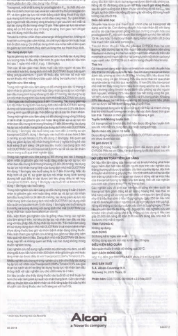 Thuốc nhỏ mắt Duotrav Alcon giảm áp lực nội nhãn (2.5ml)