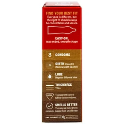 Bao cao su Durex Fetherlite vừa vặn, độ bảo vệ cao (3 cái)