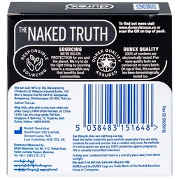 Bao cao su Durex Kingtex ôm sát, vừa vặn (49mm - 3 cái)