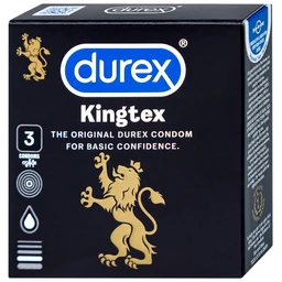 Bao cao su Durex Kingtex ôm sát, vừa vặn (49mm - 3 cái)