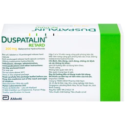 Thuốc Duspatalin Retard Abbott điều trị đau do rối loạn chức năng tiêu hóa và đường mật (30 viên)