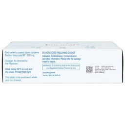 Thuốc Encorate Sun Pharma điều trị động kinh (10 vỉ x 10 viên)