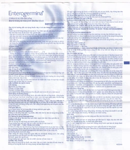 Hỗn dịch uống men vi sinh Enterogermina 2 tỷ/5ml điều trị rối loạn tiêu hóa (2 vỉ x 10 ống)