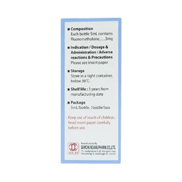 Thuốc tra mắt Eporon điều trị viêm mí mắt, viêm kết mạc (5ml)