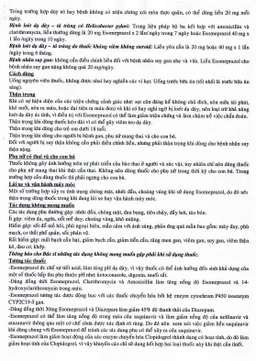 Thuốc Esomeprazol 40-US điều trị trào ngược dạ dày, thực quản (3 vỉ x 10 viên)