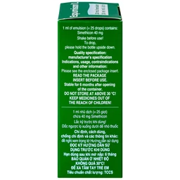 Nhũ dịch Espumisan L Menarini điều trị các triệu chứng chướng bụng, đau bụng (30ml)