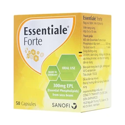 Thuốc Essentiale Forte 300mg Natterman cải thiện các triệu chứng bệnh lý gan (5 vỉ x 10 viên)