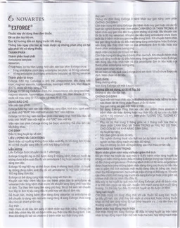 Thuốc Exforge 5mg/80mg Novartis điều trị tăng huyết áp vô căn (2 vỉ x 14 viên)