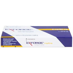 Thuốc Exforge 5mg/80mg Novartis điều trị tăng huyết áp vô căn (2 vỉ x 14 viên)