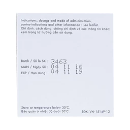 Cốm Exomuc Bouchara điều trị rối loạn chất tiết phế quản (30 gói)