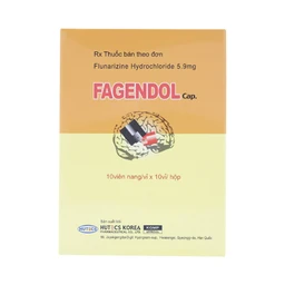 Thuốc Fagendol 5mg Hutecs điều trị dự phòng chứng đau nửa đầu (10 vỉ x 10 viên)
