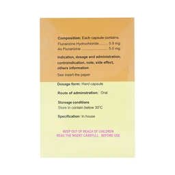 Thuốc Fagendol 5mg Hutecs điều trị dự phòng chứng đau nửa đầu (10 vỉ x 10 viên)