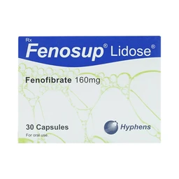 Thuốc Fenosup 160mg Hyphens điều trị cholesterol máu và triglycerid máu cao (3 vỉ x 10 viên)