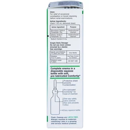 Dung dịch thụt trực tràng Fleet Enema giảm chứng táo bón không thường xuyên (133ml)