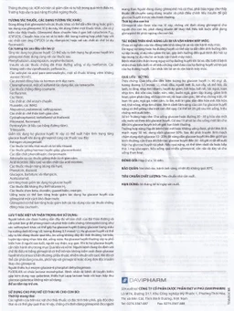 Thuốc Flodilan Davipharm điều trị đái tháo đường tuýp 2 (2 vỉ x 14 viên)