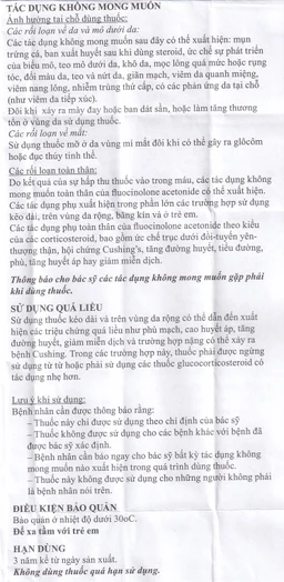 Thuốc mỡ Flucinar Jelfa điều trị viêm da (15g)