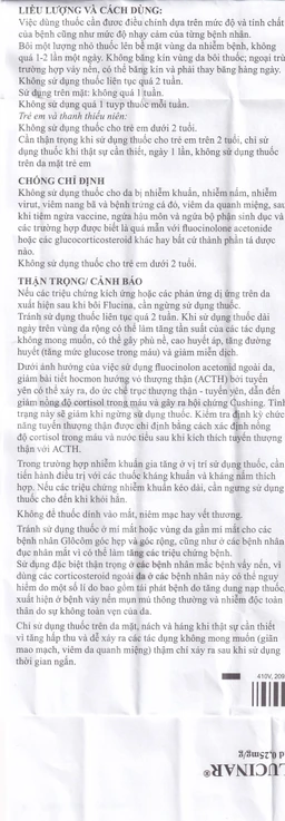 Thuốc mỡ Flucinar Jelfa điều trị viêm da (15g)