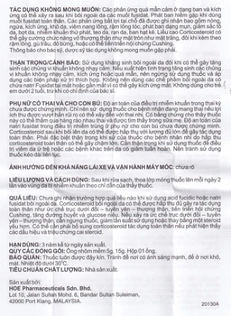 Kem Fobancort Cream điều trị vảy nến, viêm da do nhiễm khuẩn (5g)