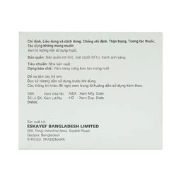 Thuốc Eskafolvit Capsule Eskayef phòng và điều trị bệnh thiếu máu do thiếu sắt (15 vỉ x 6 viên)