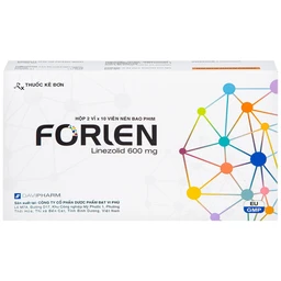Thuốc Forlen Davipharm điều trị nhiễm trùng (2 vỉ x 10 viên)