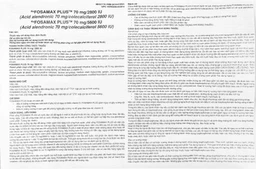 Thuốc Fosamax Plus 70mg/5600IU MSD điều trị loãng xương (1 vỉ x 4 viên)