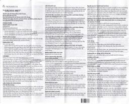 Thuốc Galvus Met 50mg/1000mg Novartis hỗ trợ điều trị đái tháo đường típ 2 (6 vỉ x 10 viên)