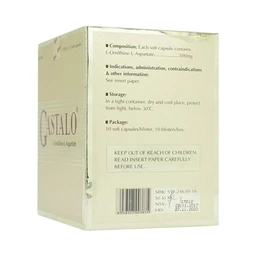 Thuốc Gastalo Phil điều trị tăng Ammoniac huyết trong bệnh gan cấp và mãn tính (10 vỉ x 10 viên)