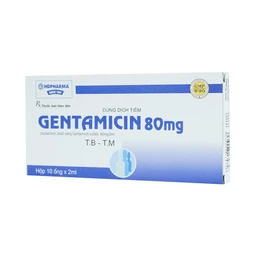 Dung dịch tiêm Gentamicin 80mg HDPharma điều trị nhiễm khuẩn nặng (10 ống x 2ml)