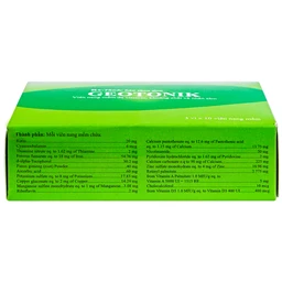 Thuốc Geotonik bổ sung Vitamin, khoáng chất (3 vỉ x 10 viên)