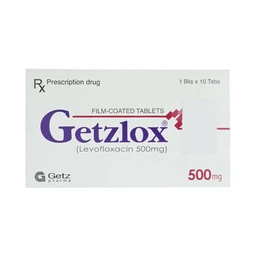 Thuốc Getzlox 500mg Getz điều trị nhiễm khuẩn (1 vỉ x 10 viên) 1