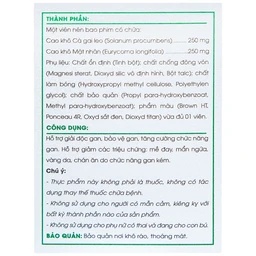 Viên uống Tuệ Linh hỗ trợ giải độc gan, bảo vệ gan (60 viên)