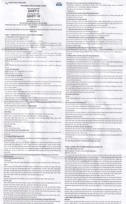 Thuốc Givet-10 Davipharm phòng và điều trị viêm phế quản mạn tính (4 vỉ x 7 viên)