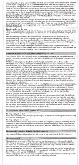 Thuốc Glucobay 100 điều trị kết hợp chế độ ăn kiêng cho bệnh nhân đái tháo đường (10 vỉ x 10 viên)