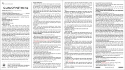 Thuốc Glucofine 850mg Domesco điều trị đái tháo đường típ 2 (4 vỉ x 5 viên)