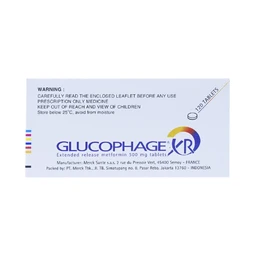 Thuốc Glucophage XR 500mg Merck điều trị tiểu đường típ 2 (15 vỉ x 8 viên)