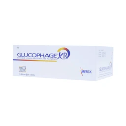 Thuốc Glucophage XR 500mg Merck điều trị tiểu đường típ 2 (15 vỉ x 8 viên)