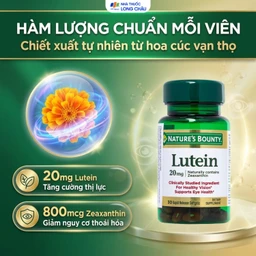 Viên uống giúp tăng cường thị lực cho mắt, giúp mắt khỏe mạnh Lutein Nature's Bounty (30 viên) 3