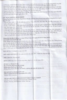 Thuốc Gofen 400 MEGA We care điều trị hạ sốt, giảm đau (5 vỉ x 10 viên)