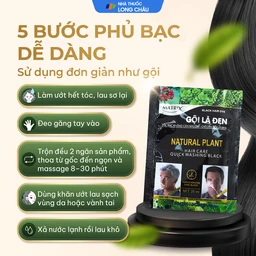 Dầu gội nhuộm đen tóc Matrix gội là đen (10 gói x 25ml) 5