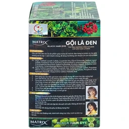 Dầu gội nhuộm đen tóc Matrix gội là đen (10 gói x 25ml)
