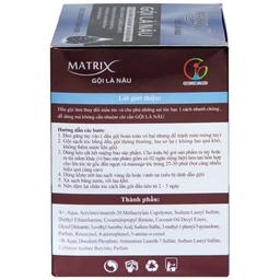 Gội là nâu Matrix làm thay đổi màu tóc, che phủ tóc bạc (10 gói x 30ml)