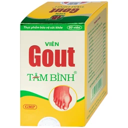 Viên hỗ trợ giảm triệu chứng đau do gút Gout Tâm Bình (60 viên)