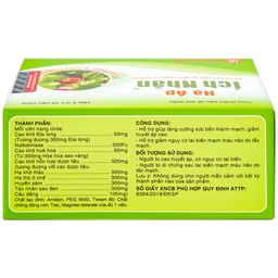 Viên hỗ trợ giảm huyết áp cao Hạ Áp Ích Nhân (4 vỉ x 10 viên)